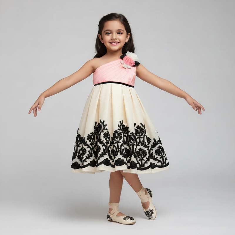 Embellished Floral Motif gown