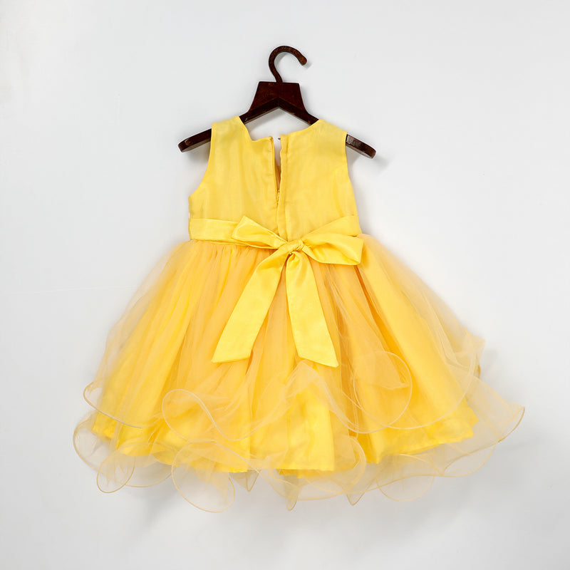 KIDS COUTURE YELLOW DRESS SET