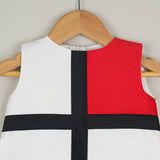 DRESS WITH COLOUR BLOCK