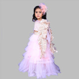 DOLL WEAR OUT FRILLY PINK DRESS