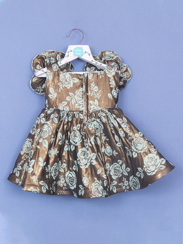 Brocade Embroidered Fancy Dress