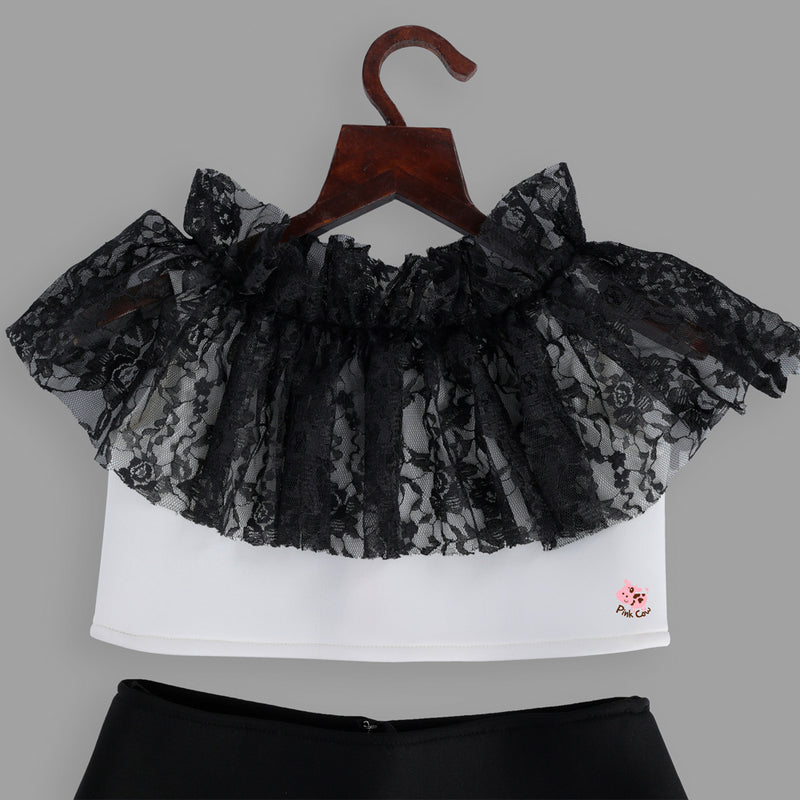 DOLL WEAR OUT FRILLED TOP WITH SKIRT