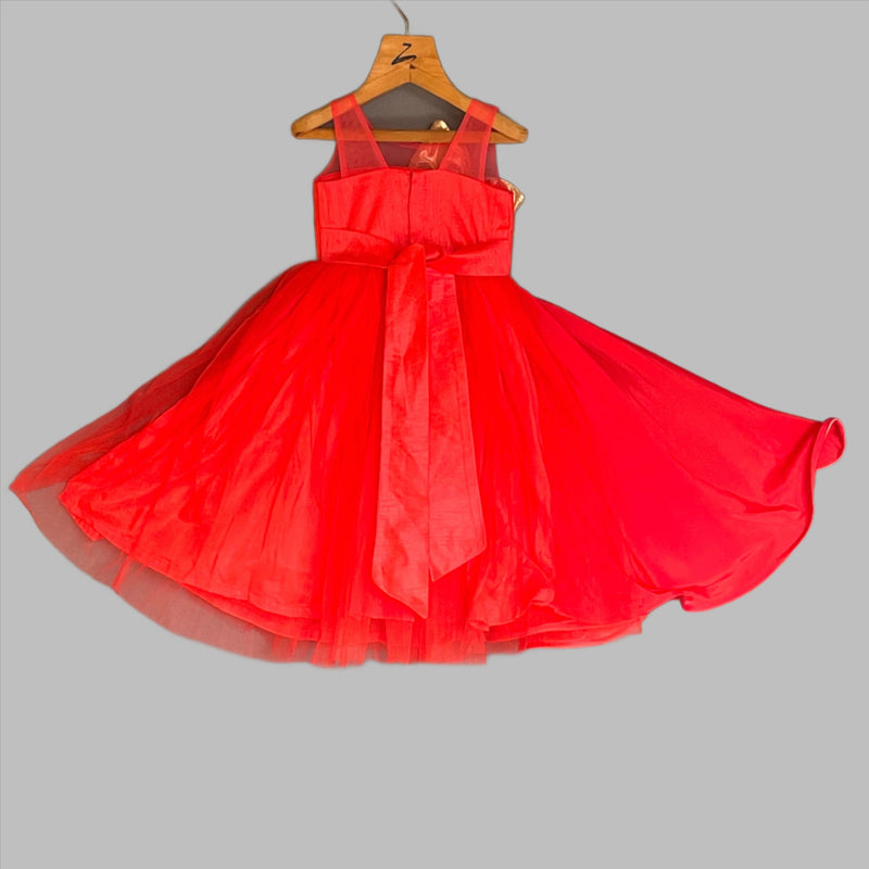 Neon fit and flare dress Pinkcow Designs Private Limited Neon fit and flare dress Pinkcow Designs Private Limited