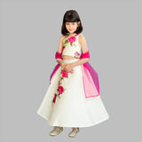 Kid couture quilted ghaghra choli