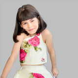Kid couture quilted ghaghra choli