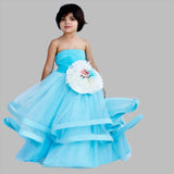 Happy hippo Aqua blue gown