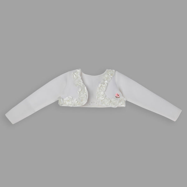 Buy Girls WHITE Bolero Jacket,half Jacket,formal Wear Accessory,size 4 6 8  10 12 14 16,goes on Top of Any Outfit, Shrug,cover Up Online in India - Etsy